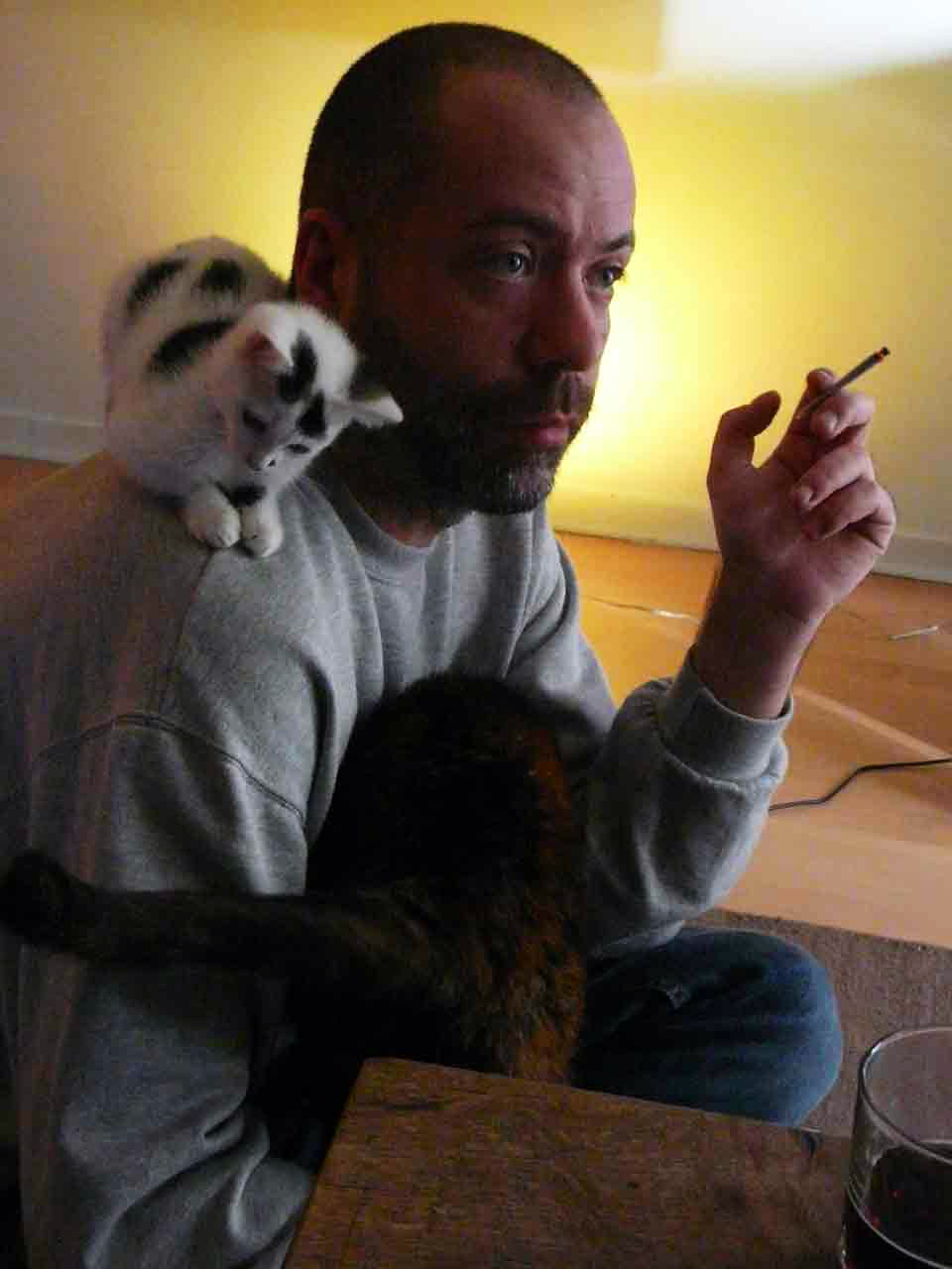  Man and cat 2 - Christophe Martel 