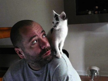  Man and cat 3 - Christophe Martel 